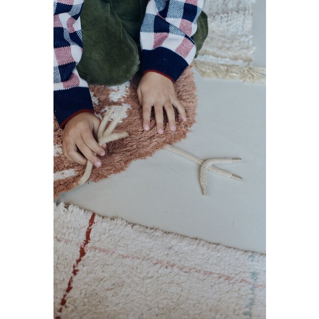 LORENA CANALS TAPIS LAVABLE POULET CHICKEN 100X110CM