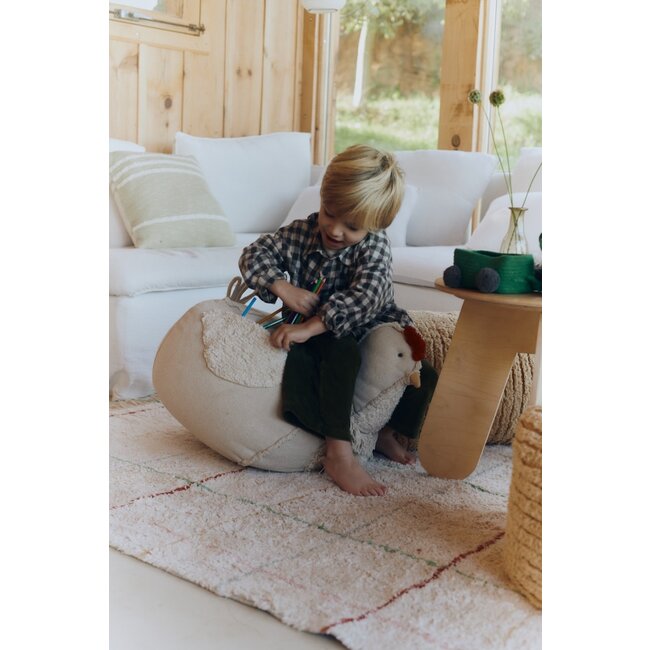 LORENA CANALS POUF FORME POULE "CHICKEN"