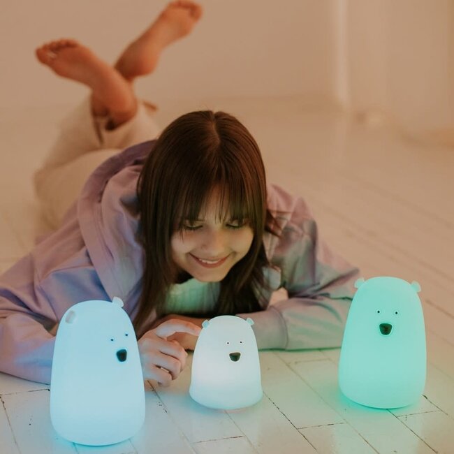 MARY'S VEILLEUSE LED MARY'S - PETIT OURS BLANC