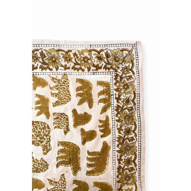 APACHES OURS MACADAMIA - GRAND FOULARD APACHES LATIKA