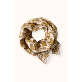 APACHES OURS MACADAMIA - GRAND FOULARD APACHES LATIKA