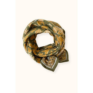 APACHES OURS KAKI - GRAND FOULARD APACHES LATIKA