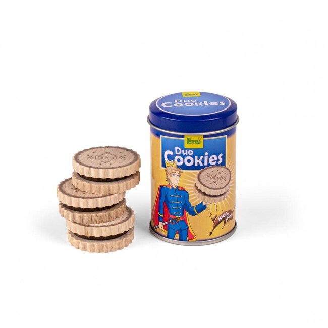 ERZI DUO COOKIES EN BOIS  ERZI DANS LEUR BOITE EN MÉTAL