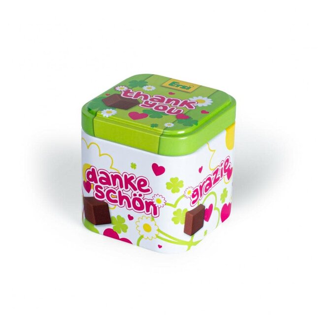 ERZI CHOCOLATS & FRIANDISES EN BOIS  ERZI DANS LEUR BOITE EN MÉTAL