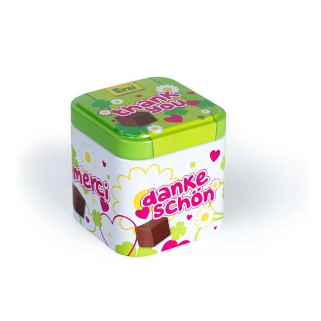 ERZI CHOCOLATS & FRIANDISES EN BOIS  ERZI DANS LEUR BOITE EN MÉTAL