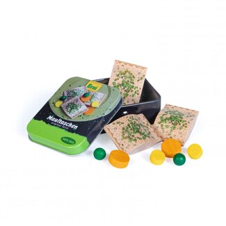 ERZI RAVIOLIS SPÄTZLE EN BOIS ET LEUR BOITE EN METAL ERZI