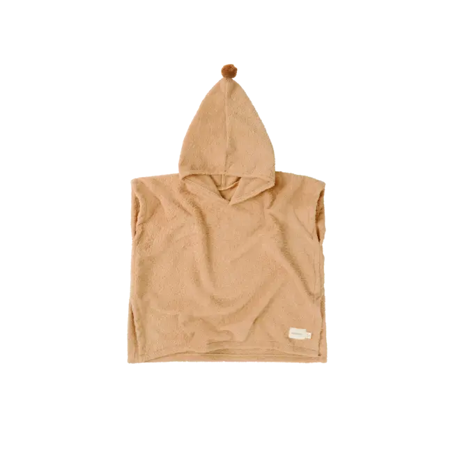 NOBODINOZ PONCHO DE BAIN 3-5ANS SO CUTE - CAMEL