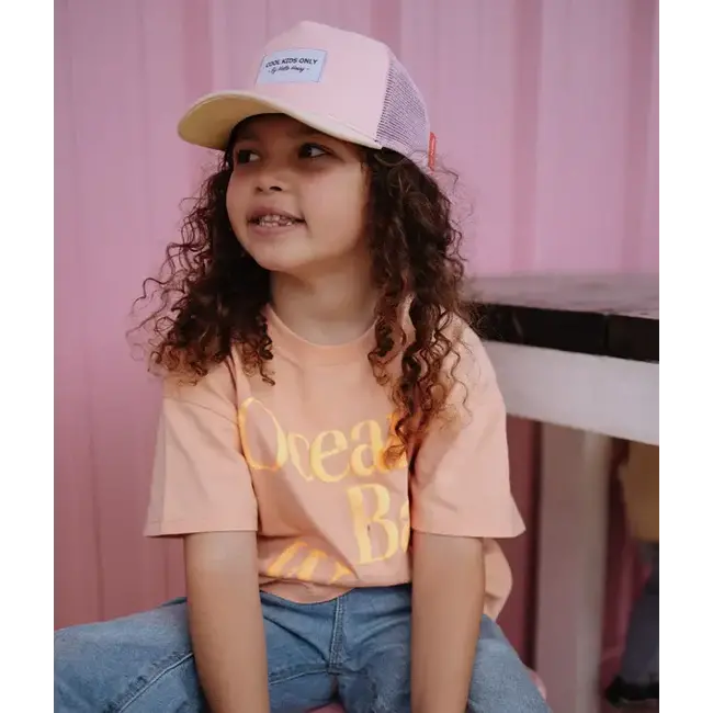 HELLO HOSSY CASQUETTE TRUCKER - MINI POWDER PINK