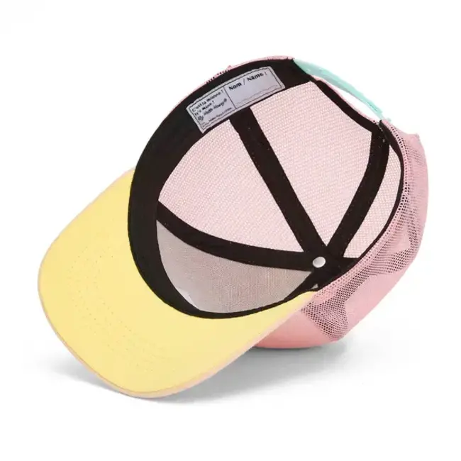 HELLO HOSSY CASQUETTE TRUCKER - MINI POWDER PINK