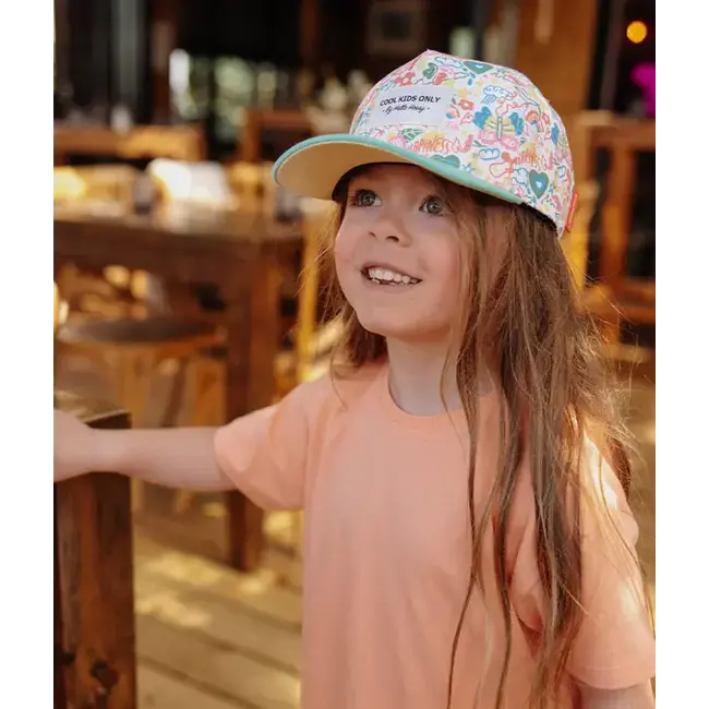 HELLO HOSSY CASQUETTE VISIÈRE COURBÉE - HAPPINESS