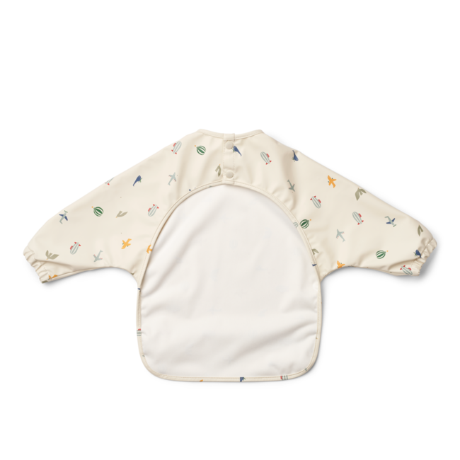 LIEWOOD BAVOIR TABLIER AVEC MANCHES "MERLE" AVIATOR ECRU