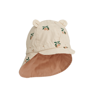 LIEWOOD CHAPEAU DE SOLEIL RÉVERSIBLE "GORM" PEACH  SEASHELL / PALE TUSCANY