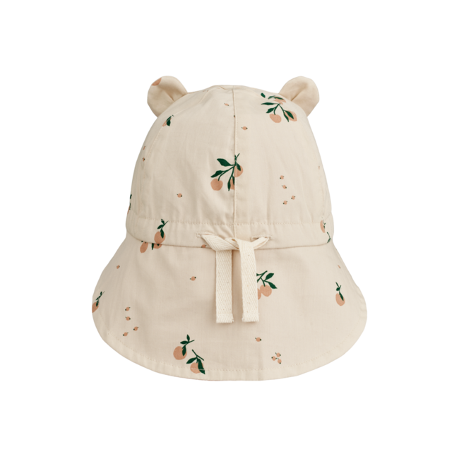 LIEWOOD CHAPEAU DE SOLEIL RÉVERSIBLE "GORM" PEACH  SEASHELL / PALE TUSCANY