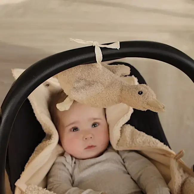 FLOW PELUCHE BRUIT BLANC LIVA L'OIE 20CM - GRIS