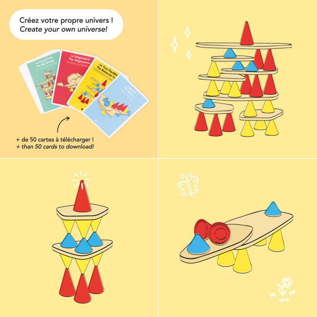 OPPI PIKS - KIT MEDIUM (33 CÔNES + 11 PLANCHETTES)