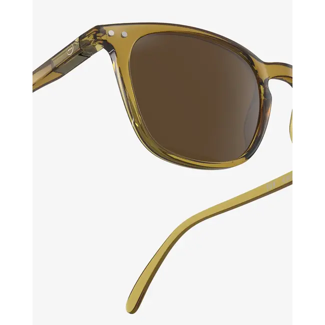 IZIPIZI LUNETTES DE SOLEIL ADULTE "LA TRAPÈZE" #E VELVET GOLDEN GREEN