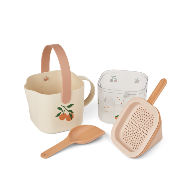 LIEWOOD SET DE PLAGE "ROALD" PEACH SEA SHELL