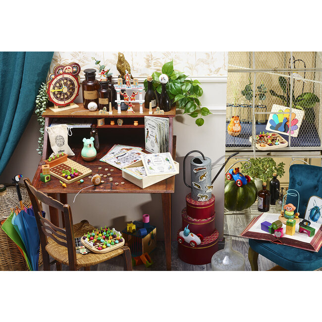 VILAC PUZZLE ENCASTREMENT EN VOLUME PAON - ANDY WESTFACE