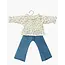 MINIKANE TENUE AMIGAS - ENSEMBLE SARA FÉLINE JEAN BLEU