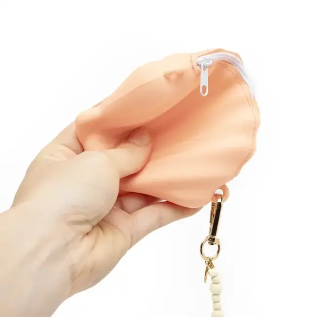 RATATAM SAC BANDOULIÈRE COQUILLAGE ANSE BIJOUX  CORAIL