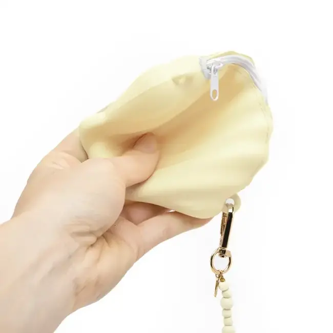 RATATAM SAC BANDOULIÈRE COQUILLAGE ANSE BIJOUX  JAUNE