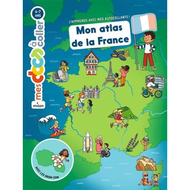 MILAN MES DOCS À COLLER - MON ATLAS DE FRANCE