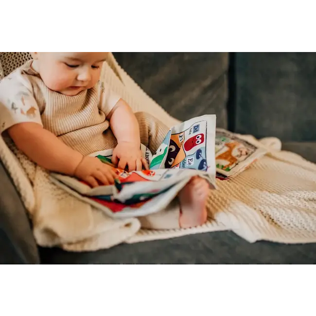 CRINKLY MON PETIT JOURNAL TISSU CRINKLY - FRUITS ET LÉGUMES +3MOIS