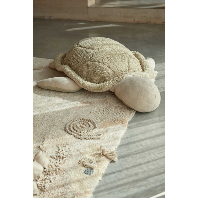 LORENA CANALS POUF / COUSSIN DE SOL TORTUE "MRS TURTLE"