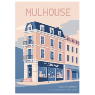 CARTE POSTALE COLLECTOR - MOM POP MULHOUSE