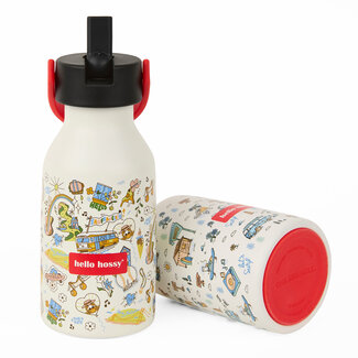 HELLO HOSSY GOURDE LÉGÈRE & ANTI-DÉRAPANTE 350ML "SAN FRANCISCO"