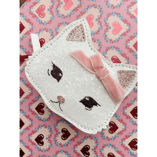 KONGES SLOJD PORTE-MONNAIE À PAILLETTES - KITTY BUTTERCREAM