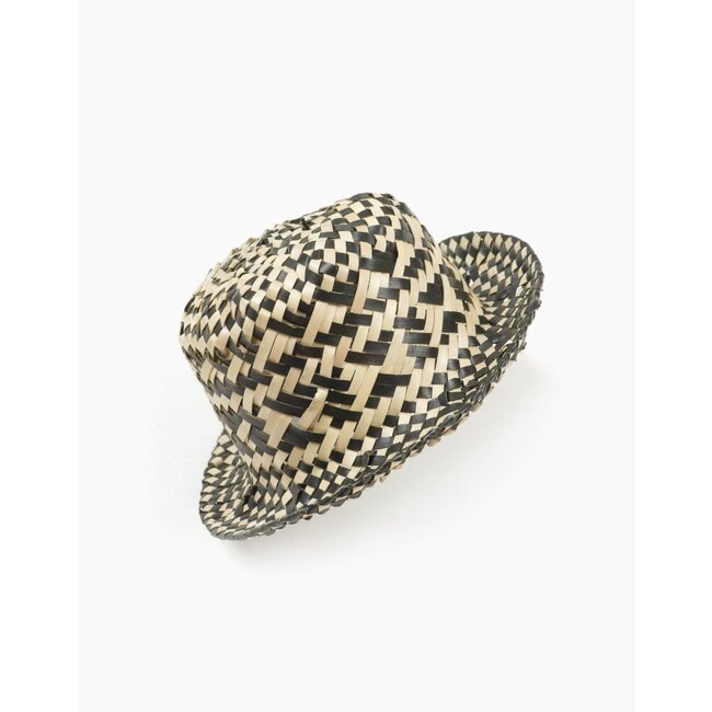 MINIKANE ACCESSOIRE GORDIS - CHAPEAU DE PAILLE PABLO NOIR