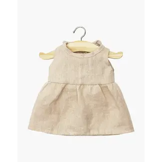 MINIKANE TENUE GORDIS ROBE FAUSTINE SANS MANCHES LIN NUDE