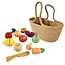 EGMONT TOYS FRUITS & LÉGUMES BOIS À DÉCOUPER DANS PANIER DE COURSES