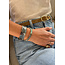 23 DEGRES BRACELET JONC ACÉTATE LARGE - VERT