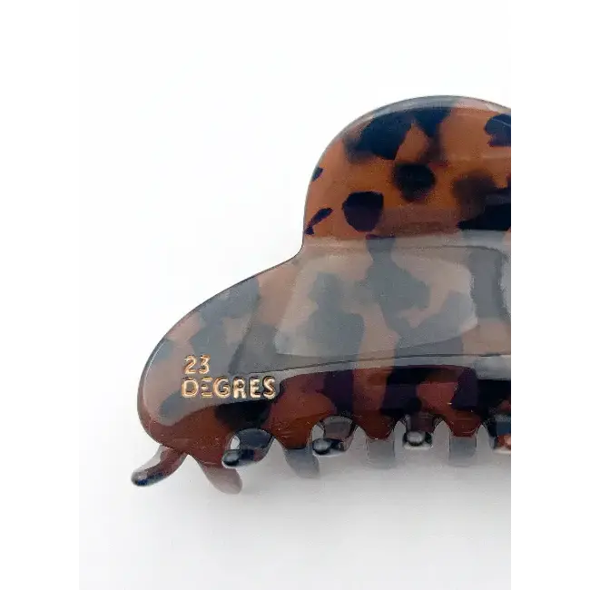 23 DEGRES PINCE ACÉTATE ROND GRAND - CLASSIQUE MARRON