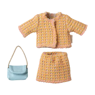 MAILEG TENUE MAMAN & MAMIE SOURIS MAILEG - TAILLEUR & SAC À MAIN