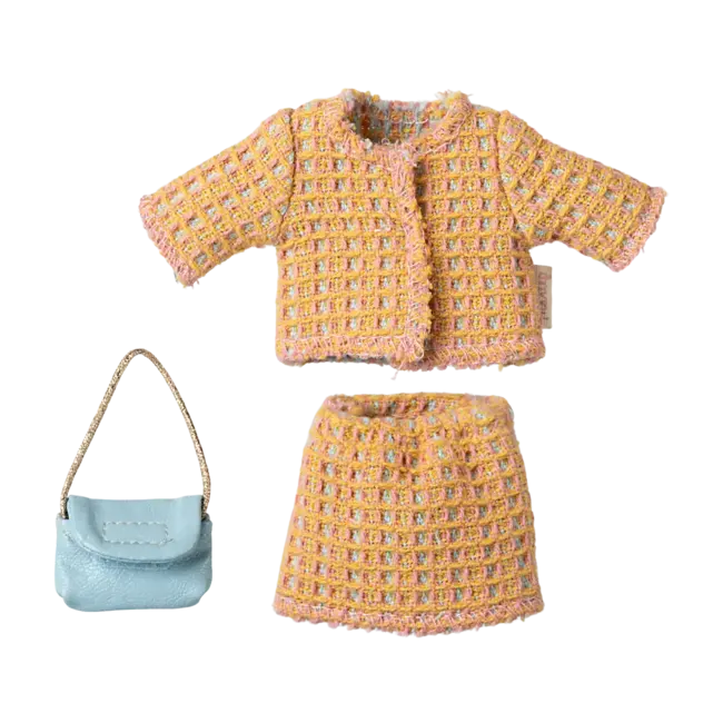 MAILEG TENUE MAMAN & MAMIE SOURIS MAILEG - TAILLEUR & SAC À MAIN