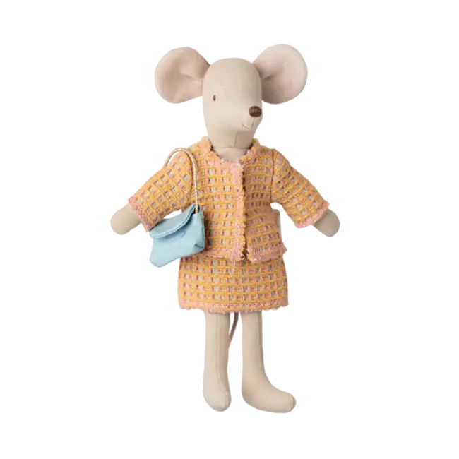MAILEG TENUE MAMAN & MAMIE SOURIS MAILEG - TAILLEUR & SAC À MAIN