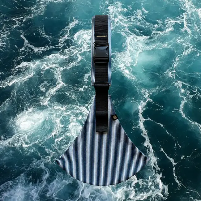 WILDRIDE PORTE-BÉBÉ WILDRIDE - RAYURES INDIGO