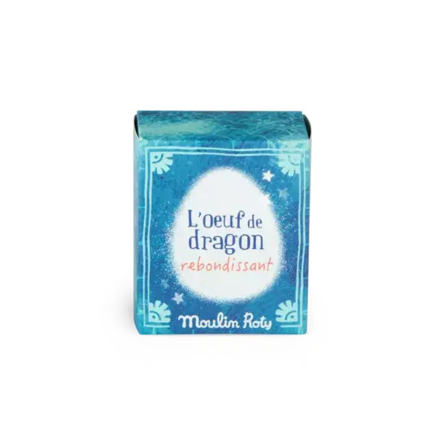 MOULIN ROTY OEUF DE DRAGON REBONDISSANT BLEU - LES PETITES MERVEILLES
