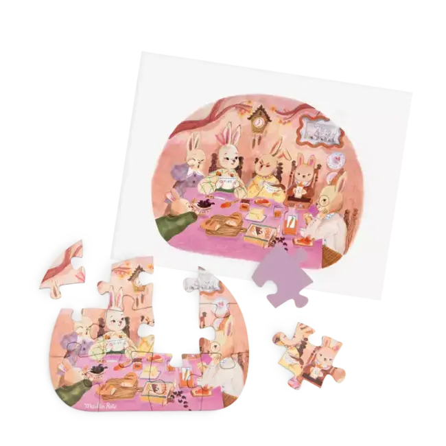 MOULIN ROTY 4 MINI PUZZLES DES REPAS 4X12PCS - LES MINOUCHKAS