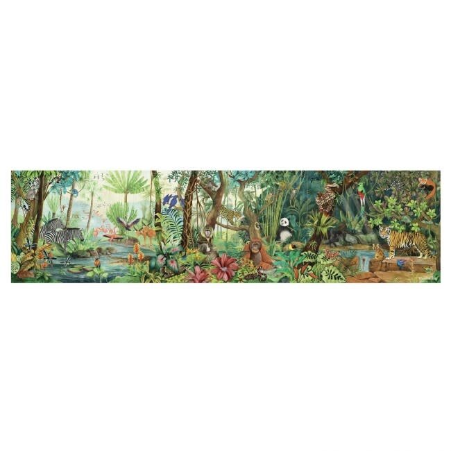 MOULIN ROTY PUZZLE DANS LA FORÊT TROPICALE 350PCS - TOUT AUTOUR DU MONDE