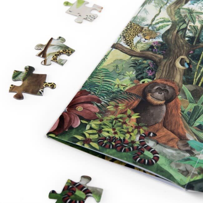 MOULIN ROTY PUZZLE DANS LA FORÊT TROPICALE 350PCS - TOUT AUTOUR DU MONDE