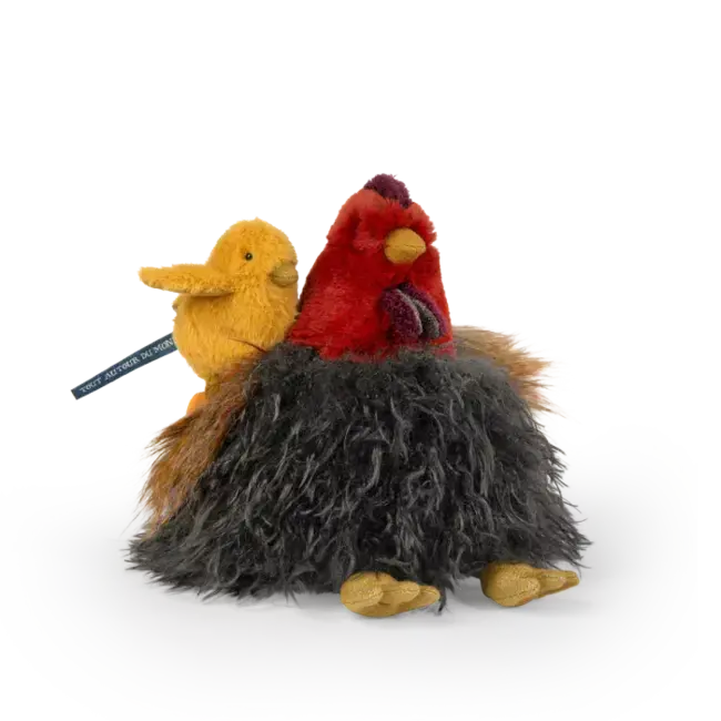 MOULIN ROTY PELUCHE POUSSIN 13CM - TOUT AUTOUR DU MONDE