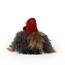 MOULIN ROTY PELUCHE POULE 28CM - TOUT AUTOUR DU MONDE