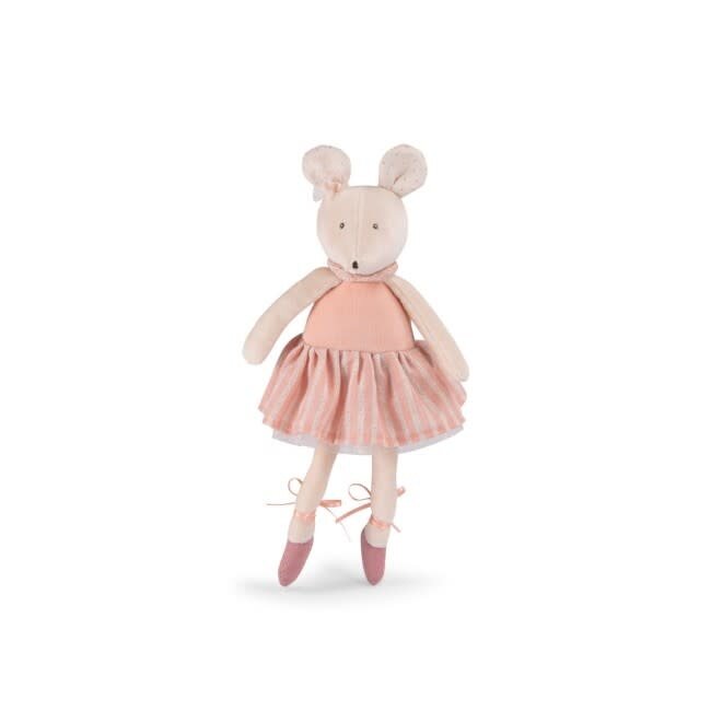 MOULIN ROTY PELUCHE BOITE CADEAU ANNA LA SOURIS 35CM - LA PETITE ÉCOLE DE DANSE