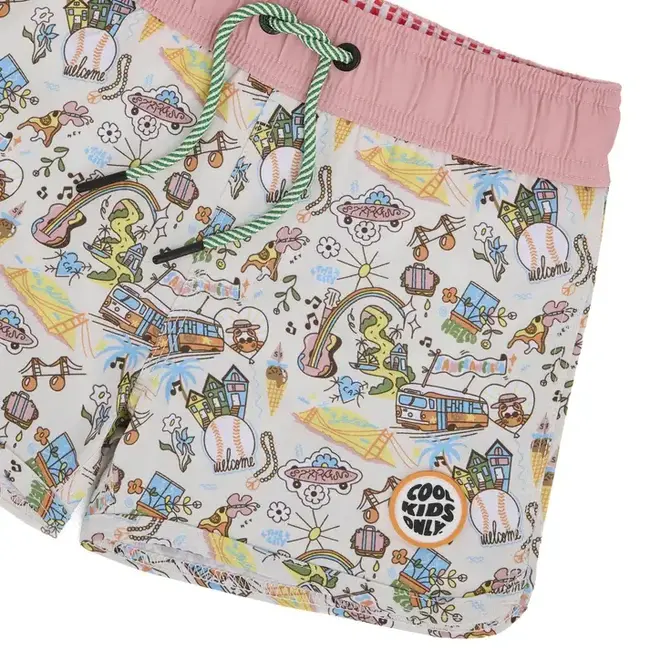 HELLO HOSSY SHORT DE BAIN - SAN FRANCISCO