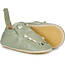 EASY PEASY CHAUSSON CUIR SOUPLE "BLUMOO / BLUBLU" CROCO VERT AMANDE