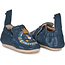EASY PEASY CHAUSSON CUIR SOUPLE "BLUMOO / BLUBLU" LION DENIM